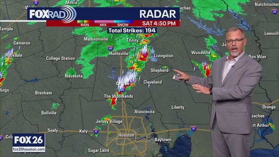 Houston weather: Rain chances through start of next week