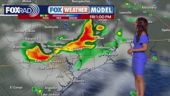 Houston weather: Friday rain chances due to tropical disturbance