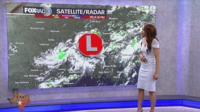 Tropical Weather Update - Gulf disturbance moves across Louisiana