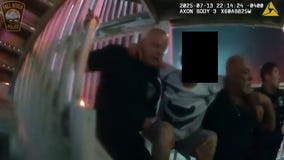 Massachusetts police rescue residents from fire | DRAMATIC VIDEO