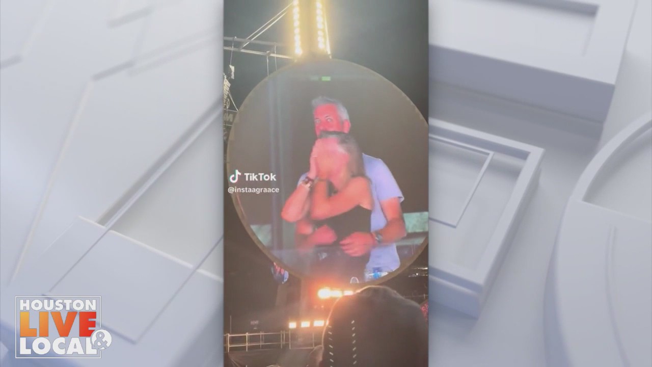 Gulf disturbance weakens, kiss cam couple 'caught,' and more | Houston Live & Local