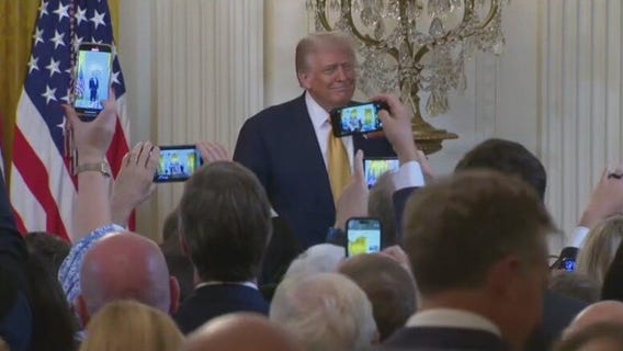 President Trump today: Epstein latest, new trade deals, AI summit