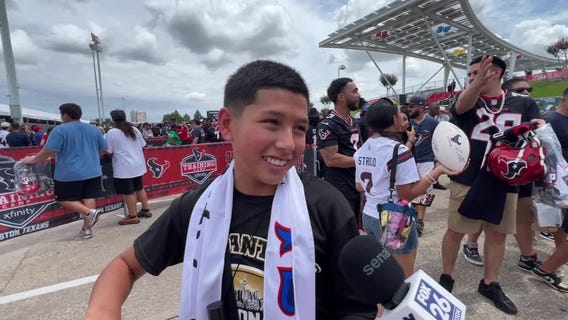 Houston Texans fans come for Training Day 4