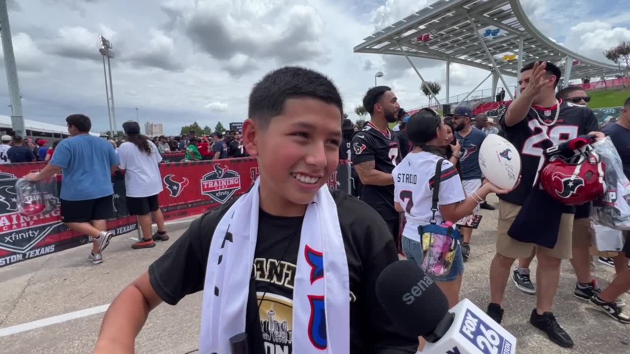 Houston Texans fans come for Training Day 4