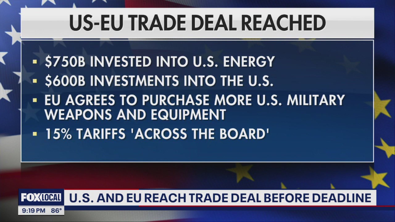 President Trump and European Union reach trade deal