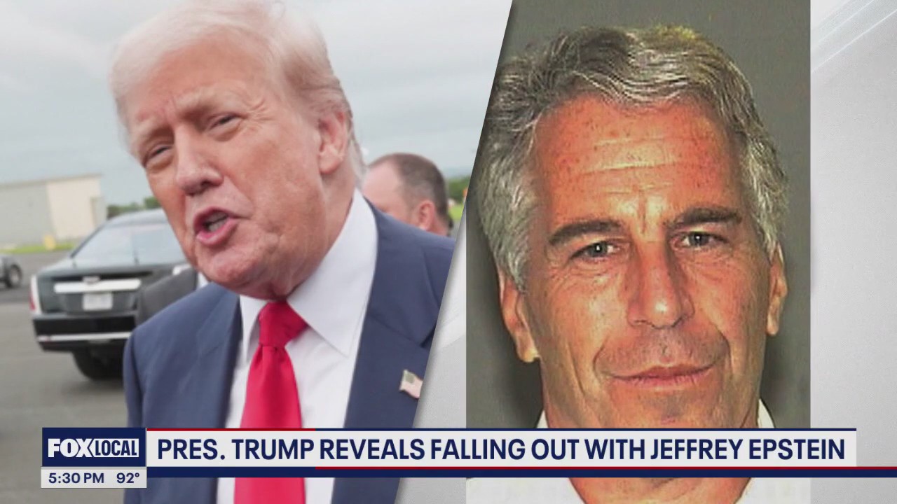 Pres. Trump reveals falling out with Jeffrey Epstein