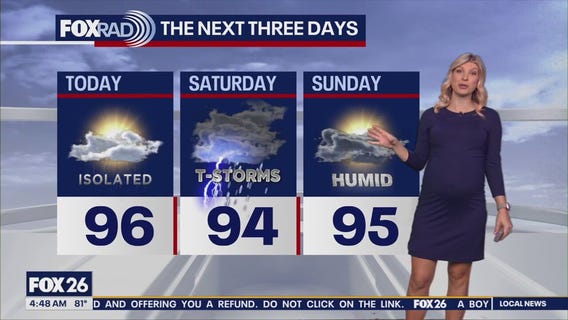 Houston weather: Rain, storm chances increase through the weekend