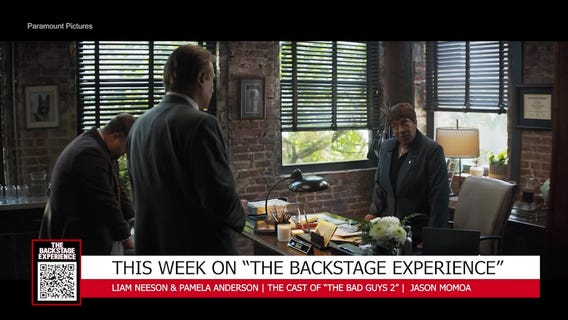 The Backstage Experience w/ Liam Neeson, Pamela Anderson & Jason Momoa