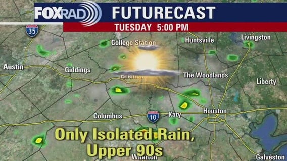 Houston weather: Hot day ahead for Tuesday