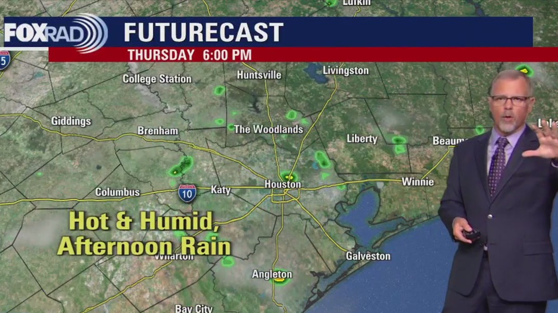 Houston weather: Afternoon rain chances return Thursday | FOX 26 Houston