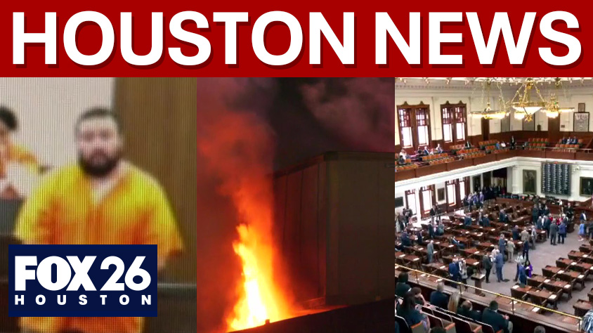 Houston news today: Ex-deputy constable charged; man survives dramatic crash