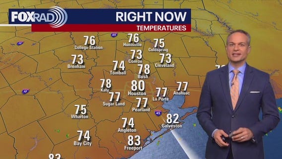 Houston weather: Warm Wednesday with scattered rain