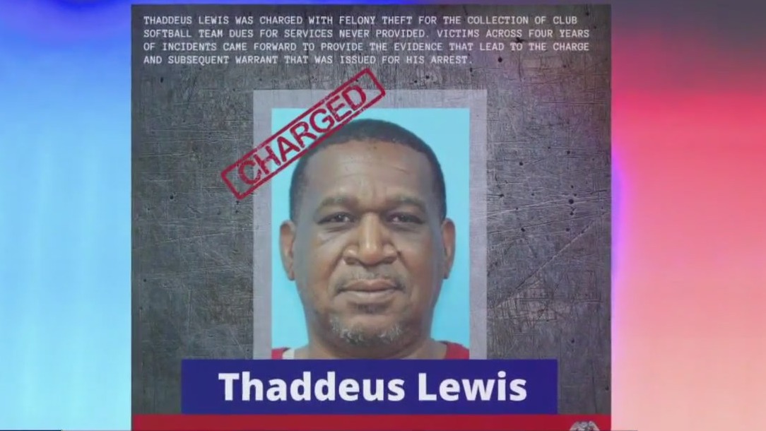 Softball coach charged with theft