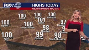 Houston weather: Sunny, humid Friday in the 90s