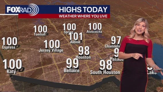Houston weather: Sunny, humid Friday in the 90s