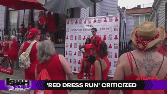 Longtime 'Red Dress Run' event accused of emasculating Black men