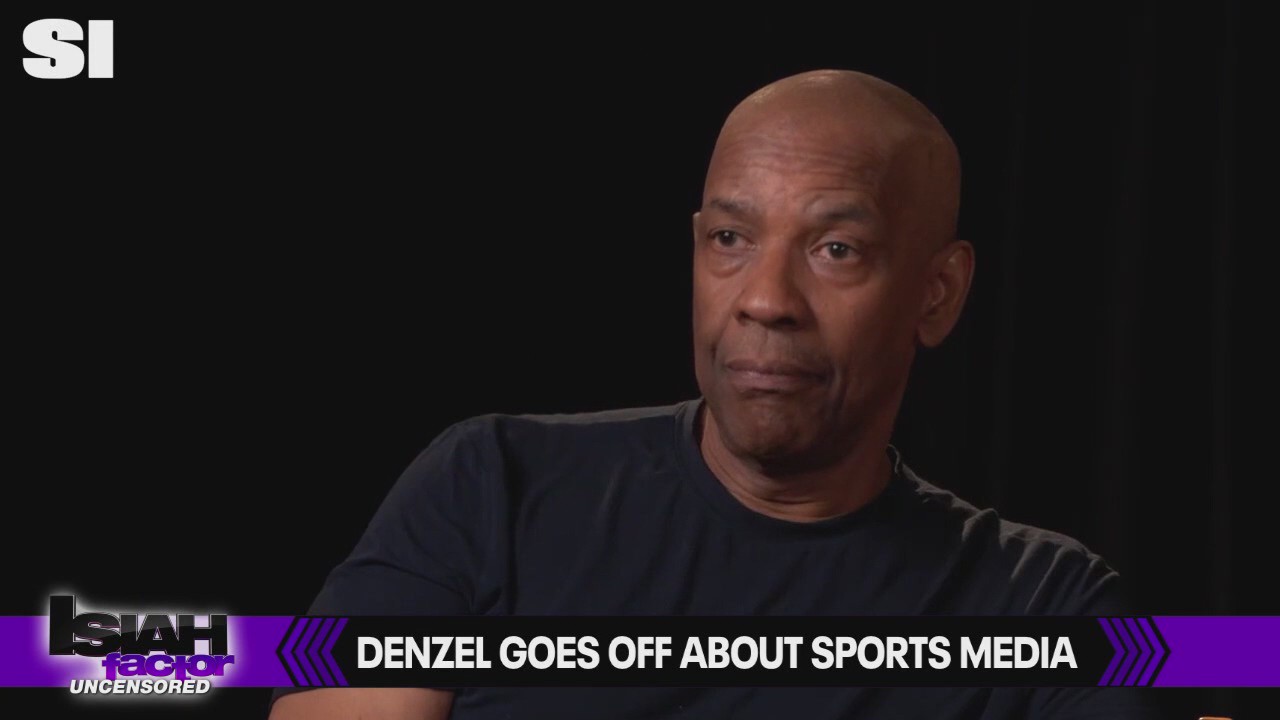 Denzel Washington goes off about sports media