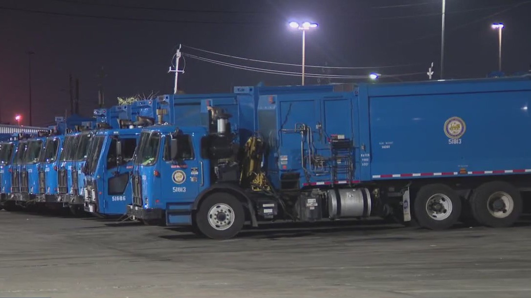 New recycling trucks in Houston