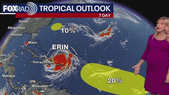 Tropical Weather: Hurricane Erin drops to Cat 3; other Atlantic developments