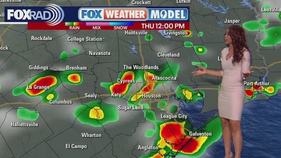 Houston weather: Shower chances continue for Thursday, Friday