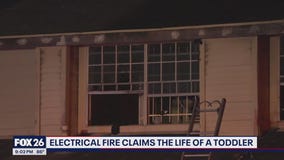Electrical fire claims life of a Houston toddler