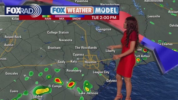 Houston weather: Scattered storms possible on Tuesday