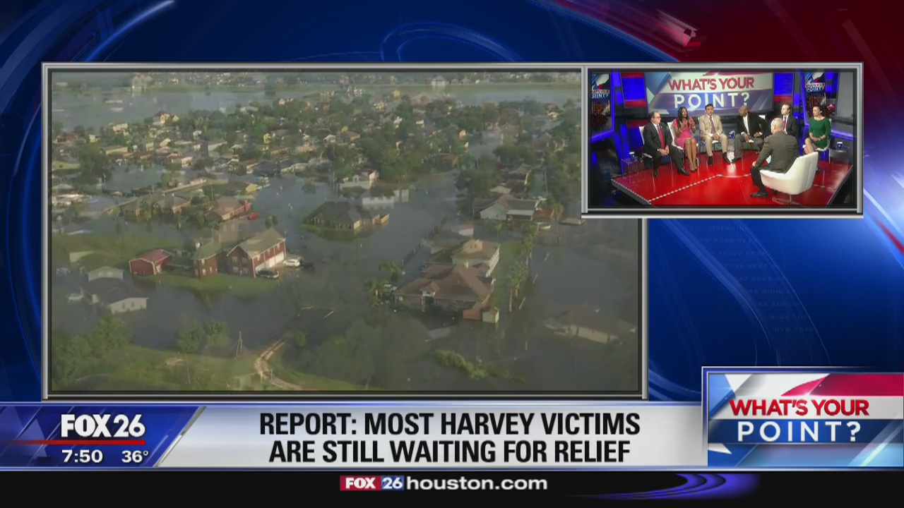 Harvey victims still facing hardships