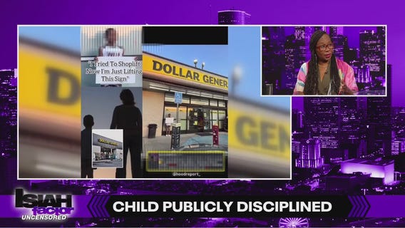 Too much? Child publicly disciplined after allegedly shoplifting