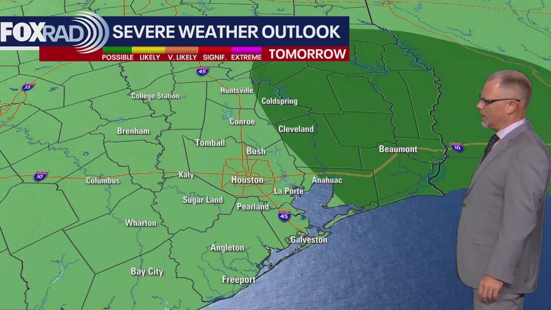 Houston weather: Strong storms possible late Friday