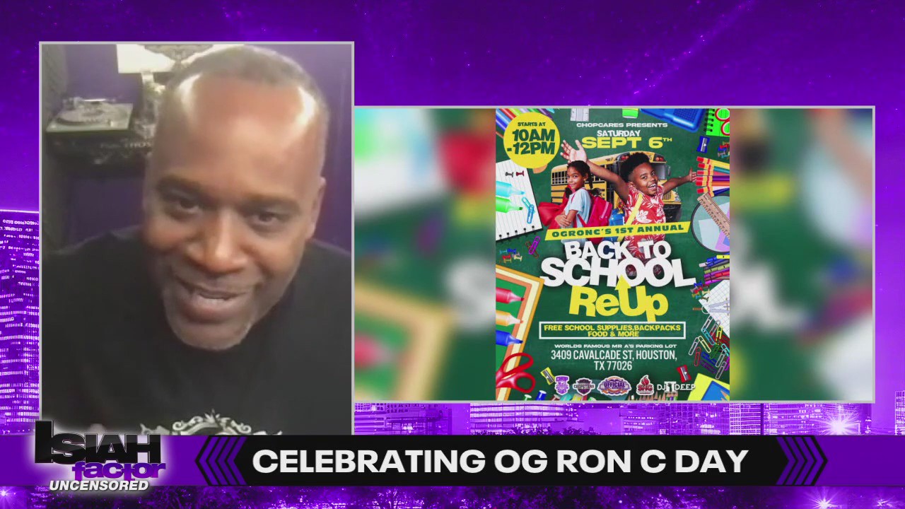 Houston Legend OG Ron C Gives Back to the Community