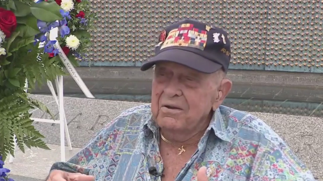 Galveston WWII Vet honored on VJ Day Anniversary
