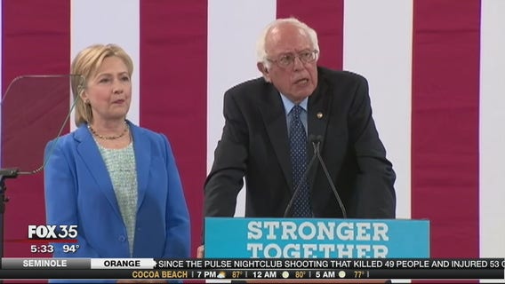 Sanders endorses Clinton