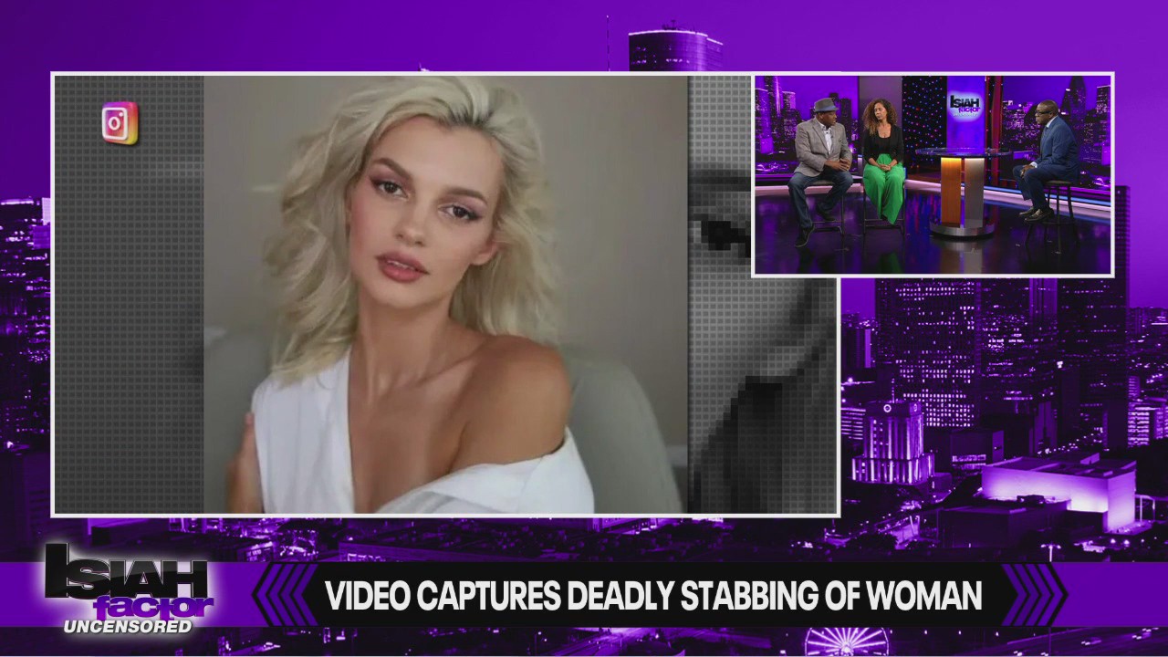 Video captures deadly stabbing of a woman aboard train