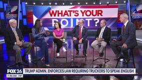 Trump admin enforces law requiring truckers to speak English | What's Your Point?