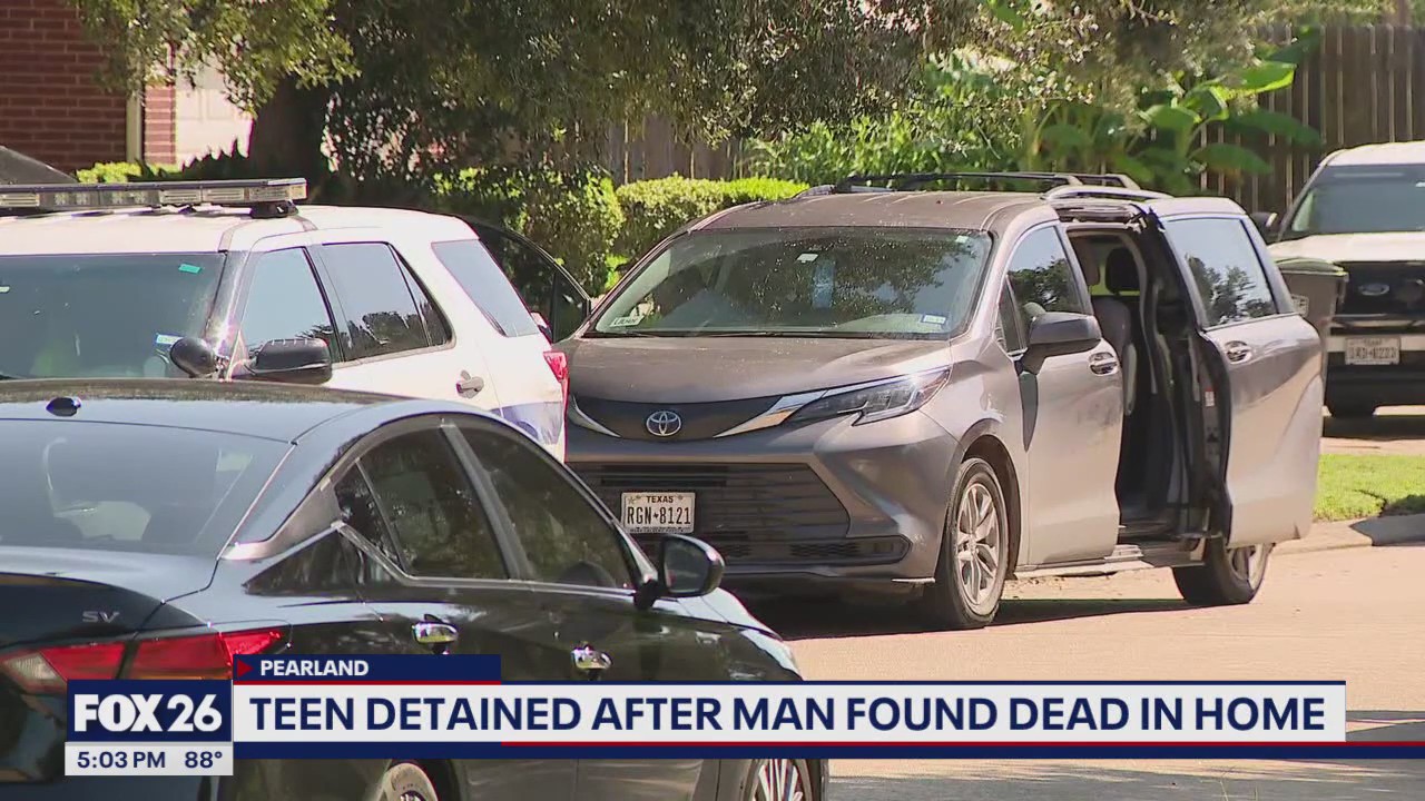 Teen detained after father found dead in Pearland home | FOX 26 Houston