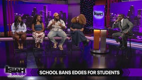 School for girls bans 'curtain' edges for students