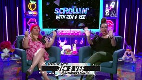 Chris Brown Won't Stop Singing! | Scrollin' With Jen & Vee