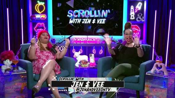 Chris Brown Won't Stop Singing! | Scrollin' With Jen & Vee