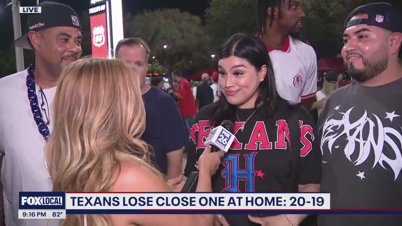 Houston Texans fans react to close game