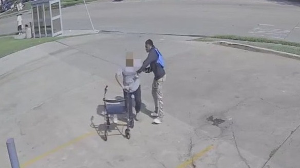 Elderly Houston man knocked off walker in robbery caught on camera