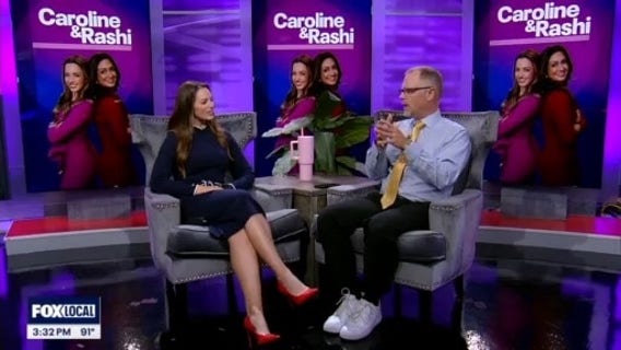 Caroline & Rashi: Go Texans!