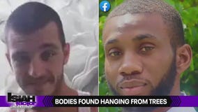 Bodies of 2 men found hanging from trees in Mississippi