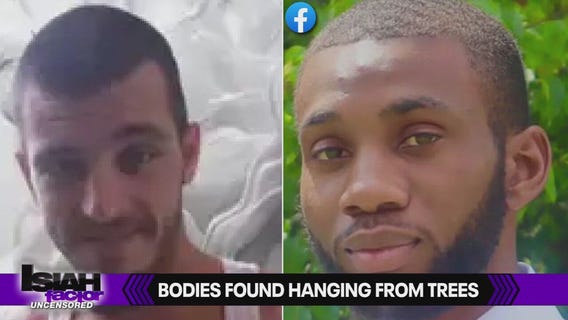Bodies of 2 men found hanging from trees in Mississippi