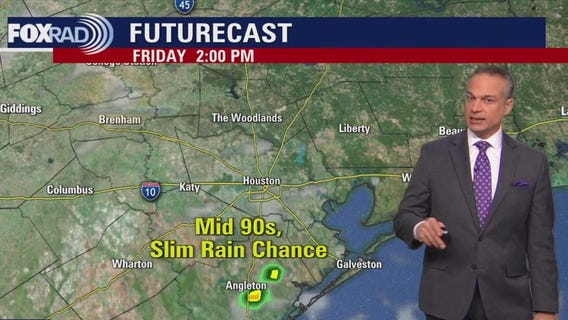 Houston weather: Summer heat for Friday, slim chance of rain