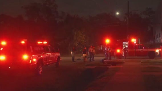 Houston woman struck by her date's vehicle; driver claims he was fleeing robber