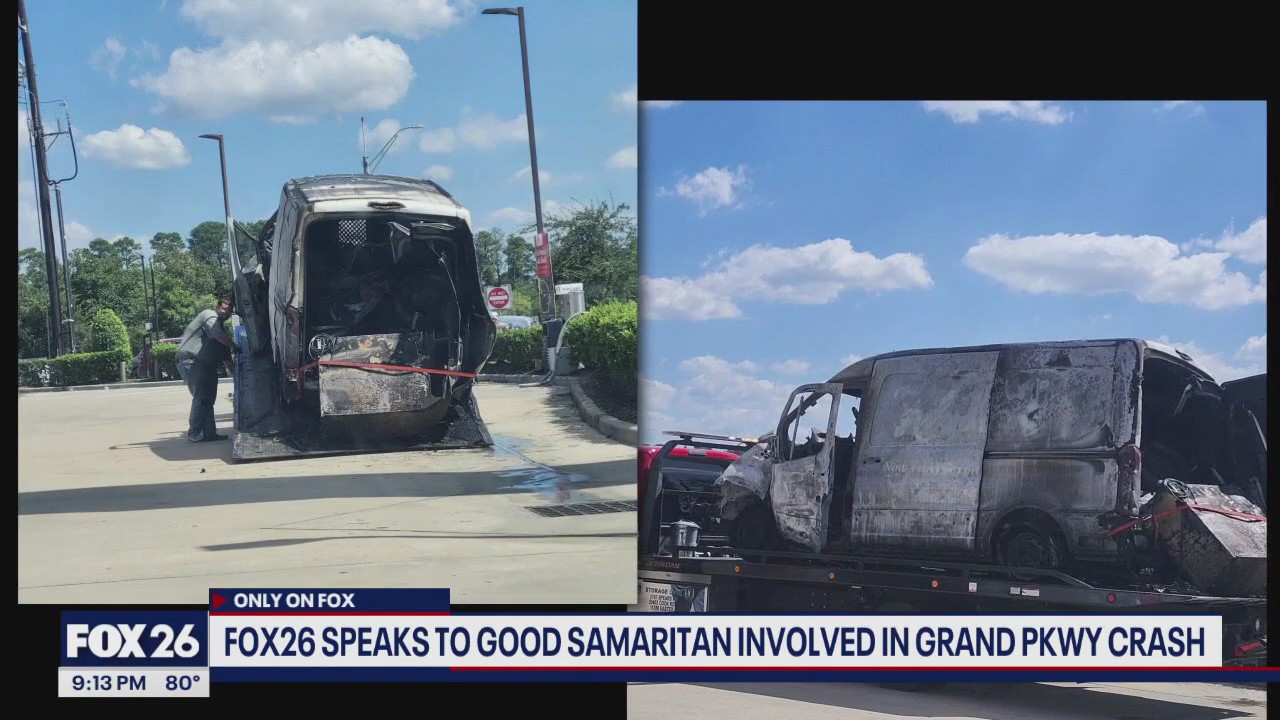 Good Samaritan saves fiery crash victim | FOX 26 Houston