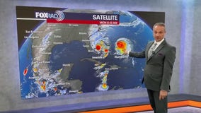 Tropical Storms Humberto, Imelda in the Atlantic