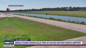 Small plane crash kills 2 at David Wayne Hooks Airport