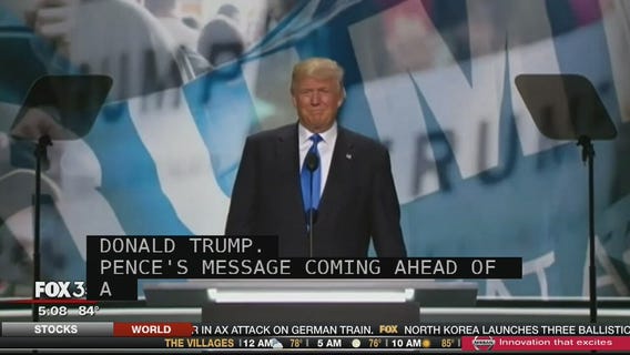 Trump to be officially nominated at RNC on Tuesday