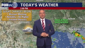 Houston weather: Partly cloudy Friday, isolated showers possible